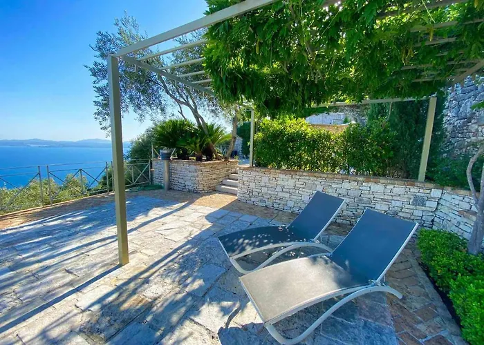 别墅 Paleopetres Marnie - Private Pool - Sea Views - Nissaki - North East Coast - Nisaki (Corfu)
