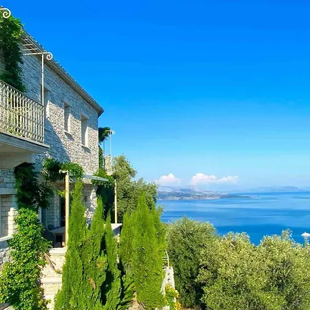 Вилла Paleopetres Marnie - Private Pool - Sea Views - Nissaki - North East Coast - *