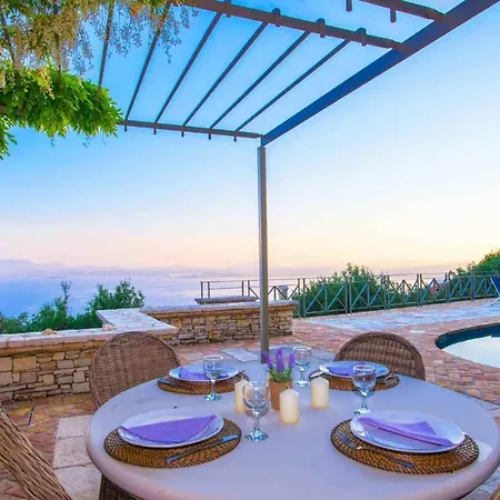 Вилла Paleopetres Marnie - Private Pool - Sea Views - Nissaki - North East Coast - *